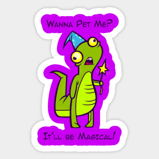 Wizard Lizard Sticker